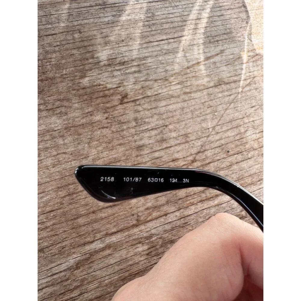 Salvatore Ferragamo Sunglasses 2158 101/87 Made in Italy 63-16-121 Floral Temple - Picture 7 of 9